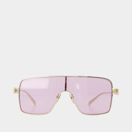 Lunettes De Soleil Sl 819 - Saint Laurent - Acétate - Doré
