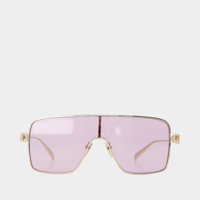 Lunettes De Soleil Sl 819 - Saint Laurent - Acétate - Doré