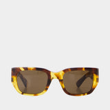 Lunettes De Soleil Bv1400s - Bottega Veneta - Acétate - Marron
