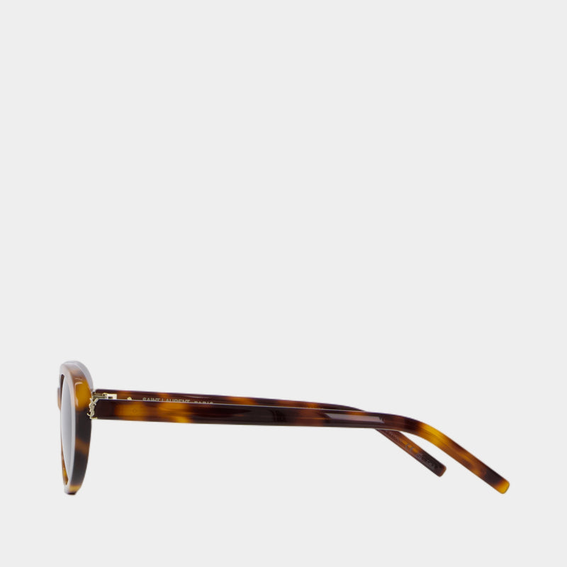 Lunettes De Soleil Sl M154 - Saint Laurent - Acétate - Marron