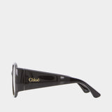 Lunettes De Soleil Ch0347s - Chloé - Métal - Marron