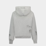 Sweat Georgy Mo Multicusto Strass - Zadig & Voltaire - Coton - Gris