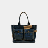 The Large Tote - Marc Jacobs - Coton - Bleu