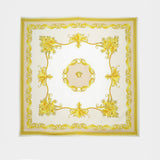 Foulard 90x90 New Barocco - Versace - Soie - Ivoire
