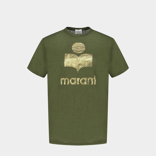T-Shirt Zewel - Isabel Marant - Lin - Kaki