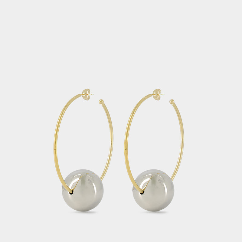 Boucles D'oreilles Hoops Ga - Isabel Marant - Métal - Doré