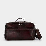 Sac Porté Épaule Camero Duffle Old - Acne Studios - Cuir - Bordeaux