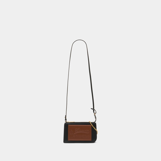 Sac Porté Épaule Compagnon - Lanvin - Cuir - Marron