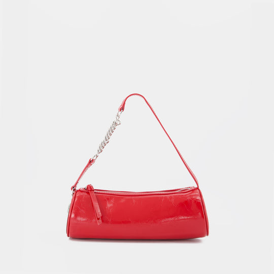 Sac Porté Épaule Cindy Cylinder - Vivienne Westwood - Cuir - Rouge