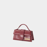 Le Bambino - Jacquemus - Cuir - Bordeaux