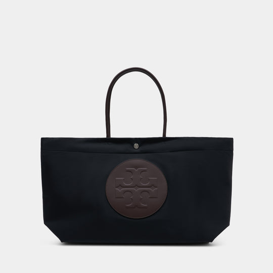 Cabas Ella Twist - Tory Burch - Synthétique - Noir