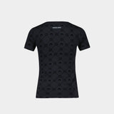 T-Shirt Moonogram Baby Fit - Marine Serre - Coton - Noir