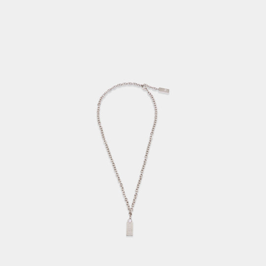 Collier Collana - MM6 Maison Margiela - Métal - Argenté