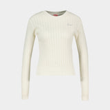 Sweatshirt Signature - Kenzo - Coton - Blanc