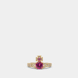 Bague Ismene - Vivienne Westwood - Argent - Jaune