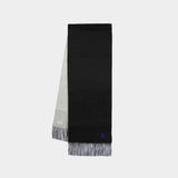 Écharpe Knight Solid - Burberry - Laine - Noir