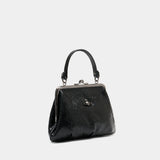 Sac À Main Granny Frame - Vivienne Westwood - Cuir - Noir