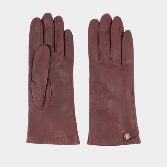 Gants - Zimmermann - Cuir - Bordeaux