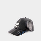 Casquette Ac Logo - Courreges - Vinyl - Noir