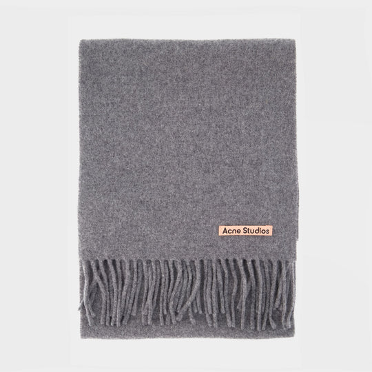 Écharpe - Acne Studios - Laine - Gris