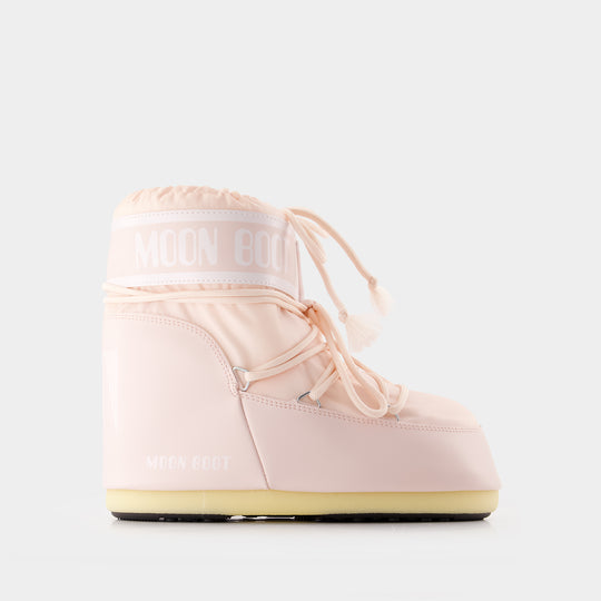 Bottines Icon Low - Moon Boot - Synthétique - Rose