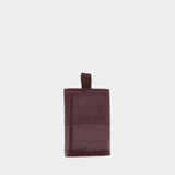 Porte Carte Amore - Rouje - Cuir - Bordeaux