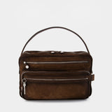 Sac Porté Épaule Camero Camera - Acne Studios - Cuir - Marron