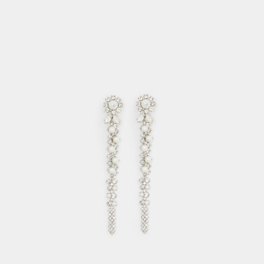 Boucles D'oreilles Drip - Simone Rocha - Cristal - Ivoire