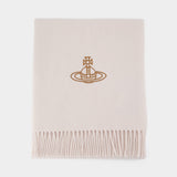 Écharpe 30x236 - Vivienne Westwood - Laine - Blanc