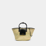 Le Panier Soli - Jacquemus - Raphia - Beige
