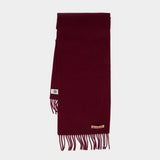 Écharpe - Acne Studios - Laine - Bordeaux