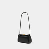 Sac Porté Épaule Mini Carrousel - AMI Paris - Cuir - Noir