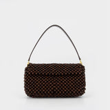 Sac Porté Épaule Timmy - Staud - Perles - Marron