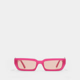 Lunettes De Soleil Le Petit Carré - 3.PARADIS - Acétate - Rose