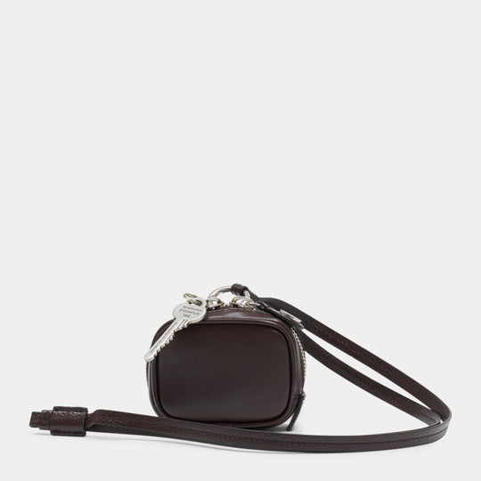 Sac Porté Épaule Camero Clip - Acne Studios - Cuir - Marron