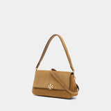 Sac Porté Épaule Charlie Small - Tory Burch - Cuir - Marron