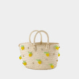 Sac Sicily Lemon - Shourouk - Fibre de Palmier - Jaune