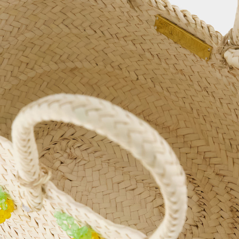 Sac Sicily Lemon - Shourouk - Fibre de Palmier - Jaune