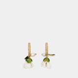 Boucles D'oreilles Rooted Daisy - Marc Jacobs - Métal - Doré