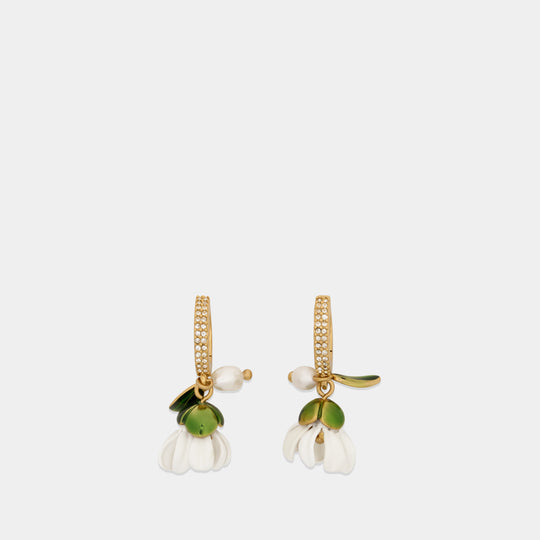Boucles D'oreilles Rooted Daisy - Marc Jacobs - Métal - Doré