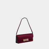 Pochette Dorian East West - Victoria Beckham - Synthétique - Bordeaux