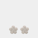 Boucles D'oreilles Daisy Pave - Marc Jacobs - Laiton - Argenté