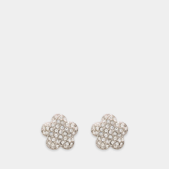 Boucles D'oreilles Daisy Pave - Marc Jacobs - Laiton - Argenté