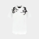 T-Shirt Hare Illustration - Simone Rocha - Coton - Blanc