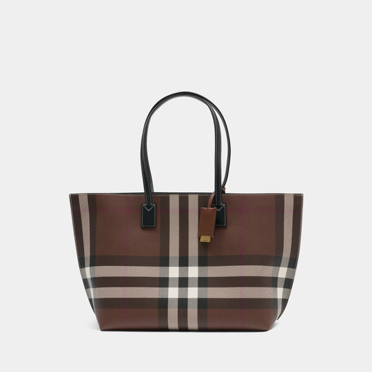 Cabas Ll Medium - Burberry - Synthétique - Marron