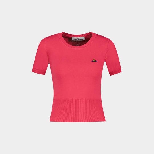 T-Shirt Bea - Vivienne Westwood - Coton - Rose