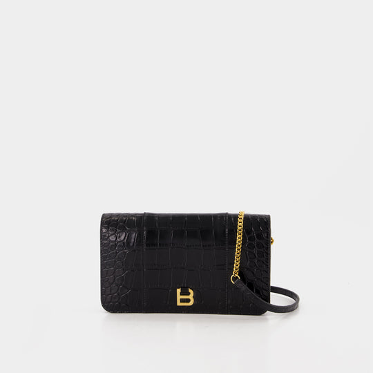 Porte-carte Phone Pouch - Balenciaga - Cuir - Noir
