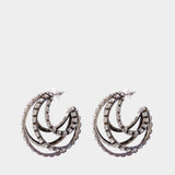 Boucles D'oreilles Large Hoops - Isabel Marant - Métal - Argenté