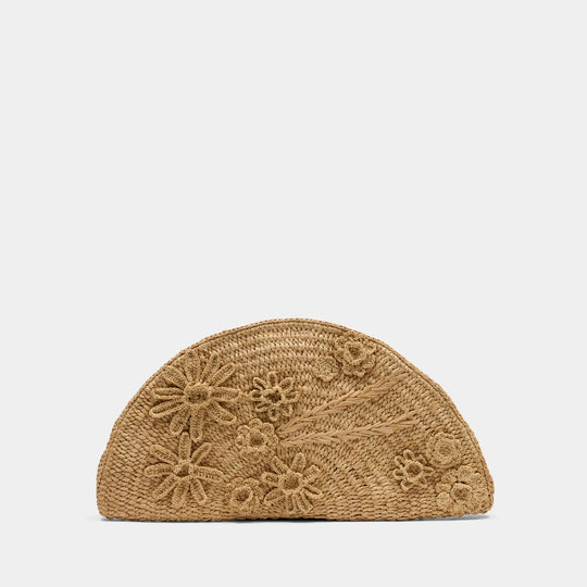 Pochette - Vanessa Bruno - Raphia - Beige