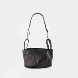 Sac À Bandoulière Tulip M - YOHJI YAMAMOTO - Cuir - Noir